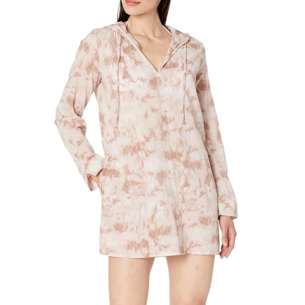Carve Designs Women’s Gia Swim Cover Up 100% Organic Cotton Medium Fawn Tie-Dye